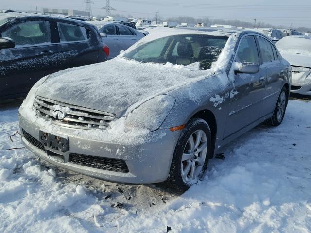 JNKCV51F46M612460 - 2006 INFINITI G35 GRAY photo 2