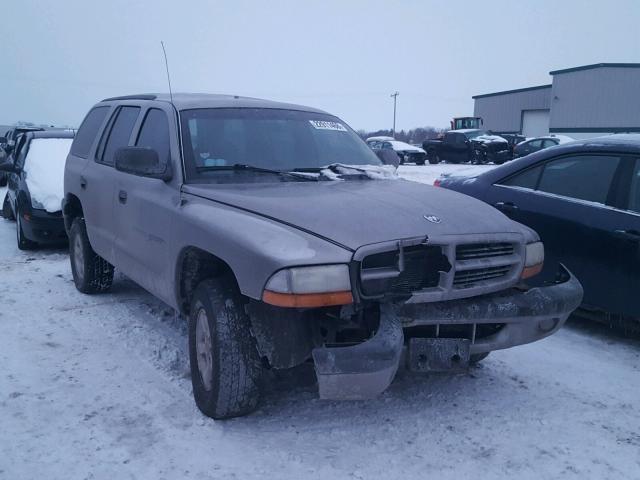 1B4HS28N21F581506 - 2001 DODGE DURANGO GRAY photo 1