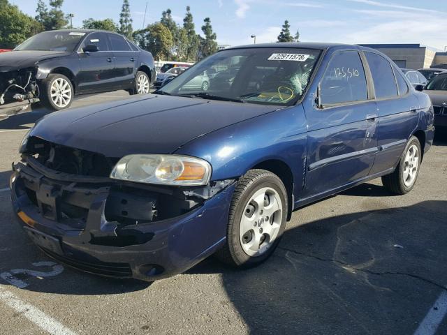 3N1CB51D16L552465 - 2006 NISSAN SENTRA 1.8 BLUE photo 2