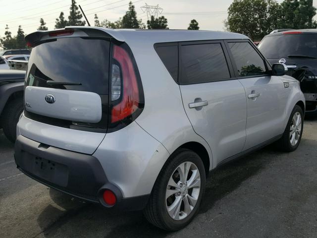 KNDJP3A59E7710282 - 2014 KIA SOUL + SILVER photo 4