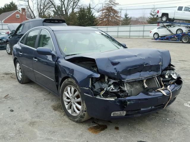 KMHFC46F37A162189 - 2007 HYUNDAI AZERA SE BLUE photo 1