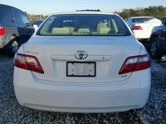 JTNBE46K573084346 - 2007 TOYOTA CAMRY NEW WHITE photo 9