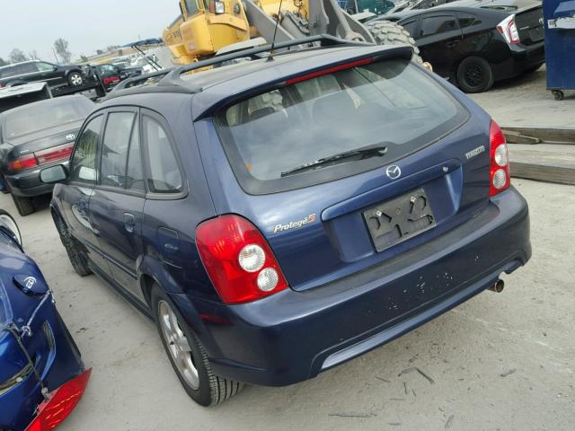 JM1BJ246621535119 - 2002 MAZDA PROTEGE PR BLUE photo 3