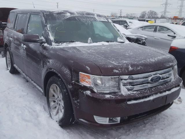 2FMGK5CC9BBD18403 - 2011 FORD FLEX SEL BURGUNDY photo 1