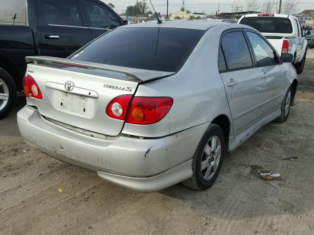 1NXBR32E53Z122791 - 2003 TOYOTA COROLLA CE SILVER photo 4