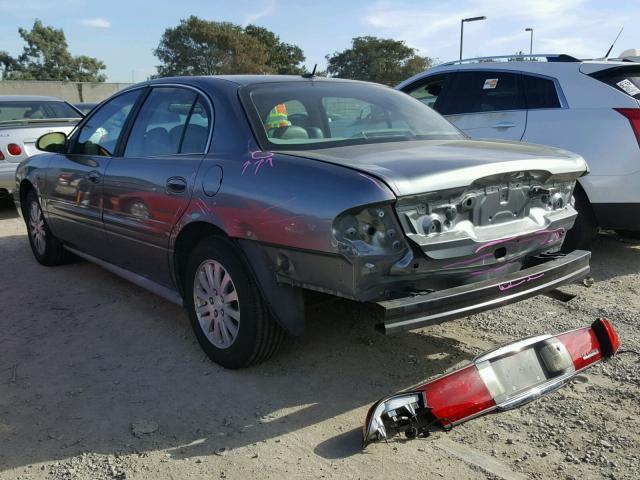 1G4HR54K25U107256 - 2005 BUICK LESABRE LI GRAY photo 3