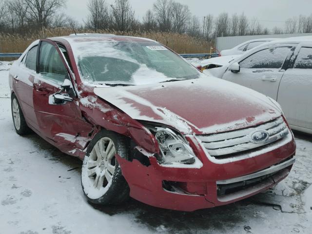 3FAHP02107R135564 - 2007 FORD FUSION SEL RED photo 1