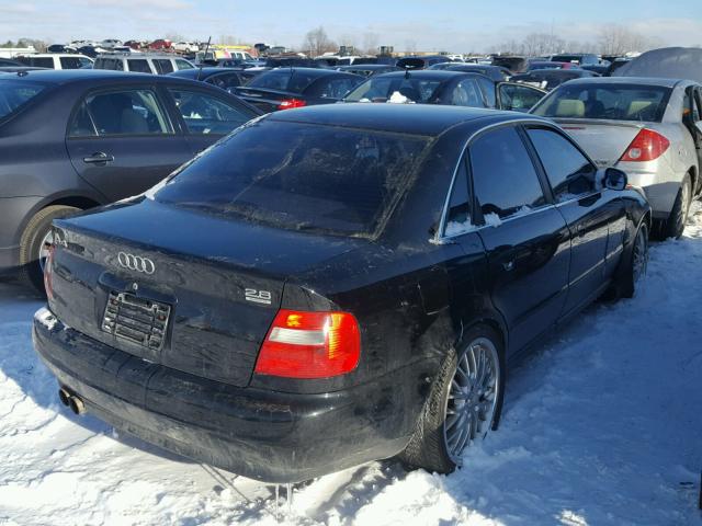 WAUED68D2WA088697 - 1998 AUDI A4 2.8 QUA BLACK photo 4