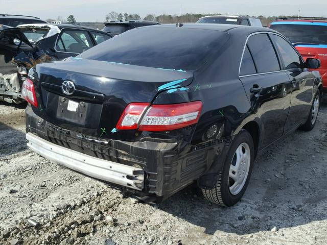 4T1BF3EK5AU542607 - 2010 TOYOTA CAMRY BASE BLACK photo 4