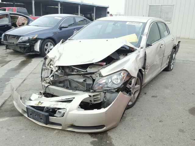 1G1ZB5EB4AF303430 - 2010 CHEVROLET MALIBU LS TAN photo 2