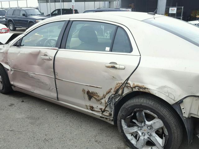 1G1ZB5EB4AF303430 - 2010 CHEVROLET MALIBU LS TAN photo 9