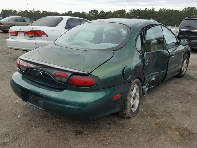 1FAFP52U4XG201328 - 1999 FORD TAURUS LX GREEN photo 4