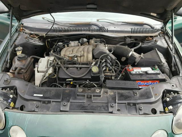 1FAFP52U4XG201328 - 1999 FORD TAURUS LX GREEN photo 7