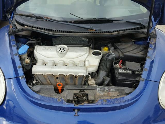 3VWRF31Y48M411970 - 2008 VOLKSWAGEN NEW BEETLE BLUE photo 7