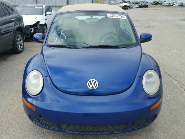 3VWRF31Y48M411970 - 2008 VOLKSWAGEN NEW BEETLE 蓝色 照片 9