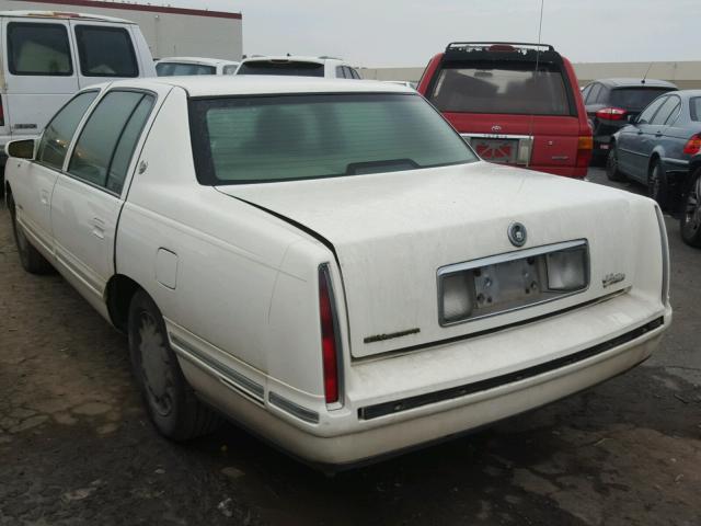 1G6KD54Y7XU700145 - 1999 CADILLAC DEVILLE WHITE photo 3