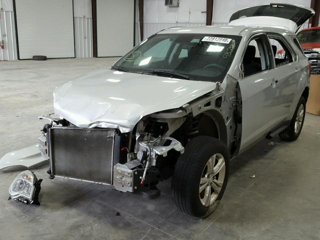 2GNALAEK6F6109128 - 2015 CHEVROLET EQUINOX LS SILVER photo 2