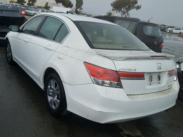 1HGCP2F6XCA135616 - 2012 HONDA ACCORD SE WHITE photo 3