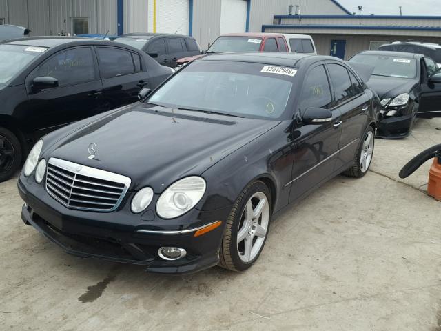 WDBUF56XX9B385794 - 2009 MERCEDES-BENZ E 350 BLACK photo 2