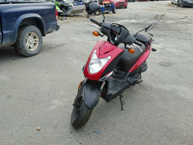 LC2U6A032DC001166 - 2013 KYMCO USA INC AGILITY 50 RED photo 2