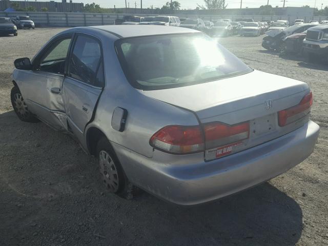 1HGCF86672A063925 - 2002 HONDA ACCORD VAL SILVER photo 3