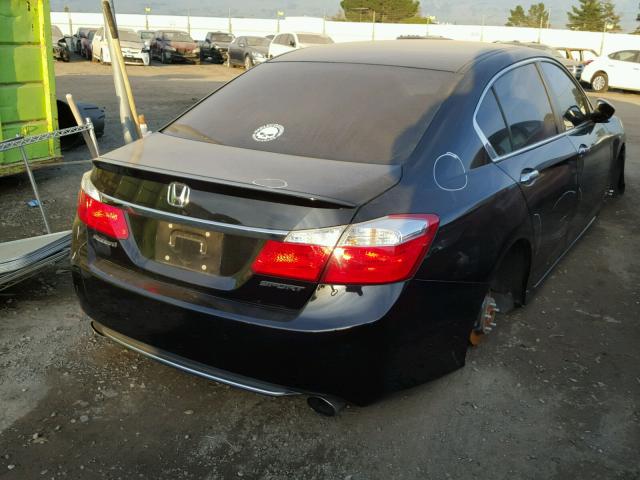 1HGCR2F59EA243293 - 2014 HONDA ACCORD SPO BLACK photo 4