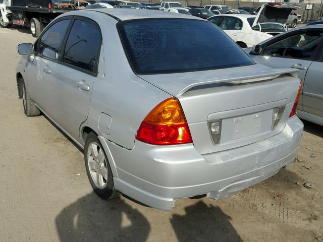 JS2RA41S235163872 - 2003 SUZUKI AERIO S SILVER photo 3