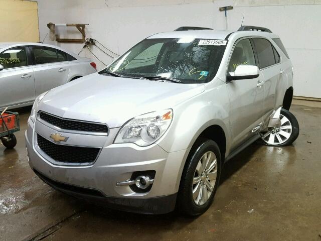 2CNFLPEY8A6249224 - 2010 CHEVROLET EQUINOX LT SILVER photo 2