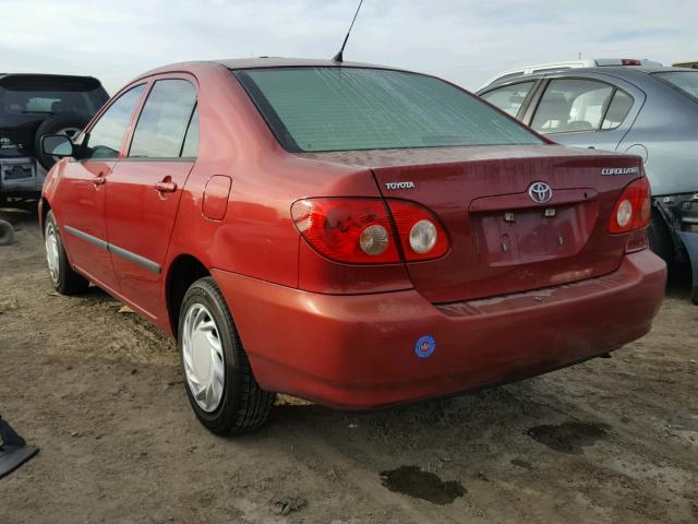 1NXBR32E86Z721849 - 2006 TOYOTA COROLLA CE RED photo 3