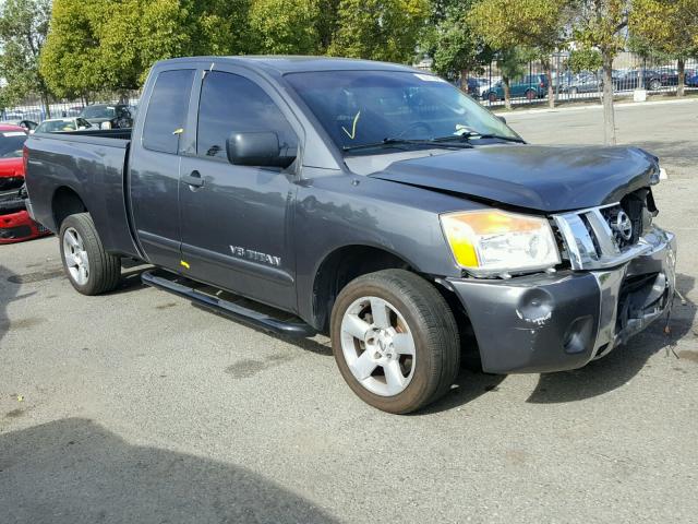 1N6AA06A78N330120 - 2008 NISSAN TITAN XE GRAY photo 1