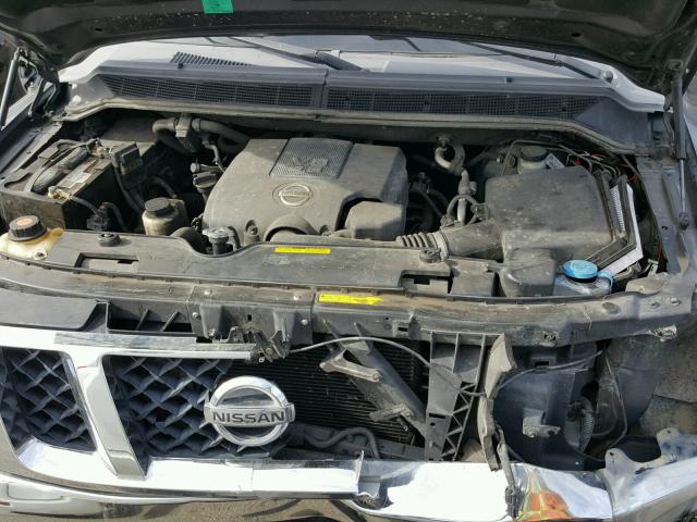 1N6AA06A78N330120 - 2008 NISSAN TITAN XE GRAY photo 7