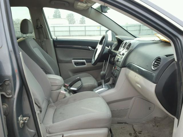 3GSDL43N29S515843 - 2009 SATURN VUE XE GRAY photo 5