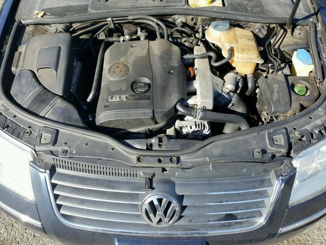 WVWVD63B74E189300 - 2004 VOLKSWAGEN PASSAT GLS BLUE photo 7