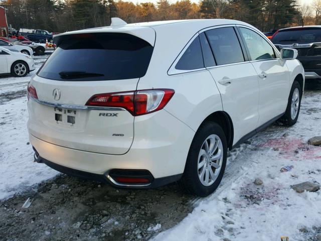 5J8TB4H5XHL013963 - 2017 ACURA RDX TECHNO WHITE photo 4