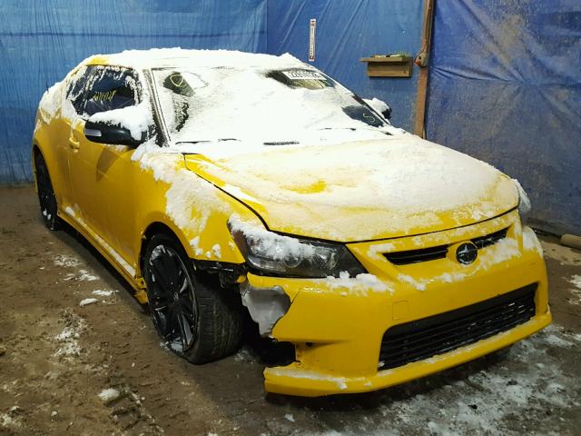 JTKJF5C78C3024700 - 2012 TOYOTA SCION TC YELLOW photo 1