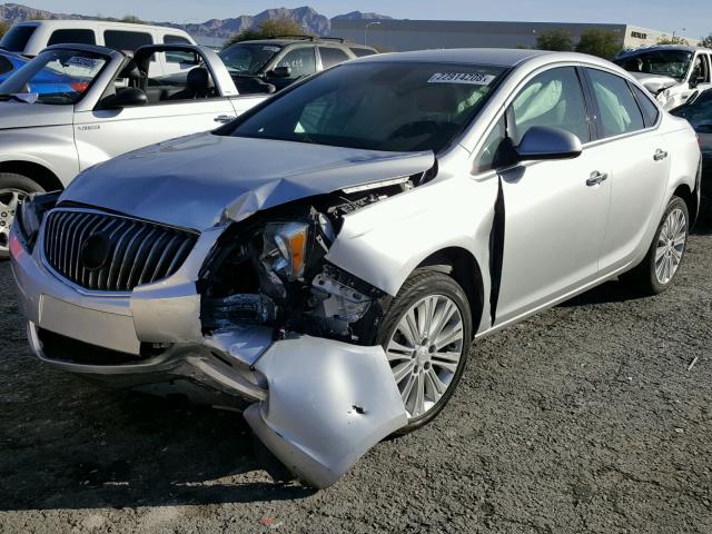 1G4PR5SK1D4171169 - 2013 BUICK VERANO CON GRAY photo 2