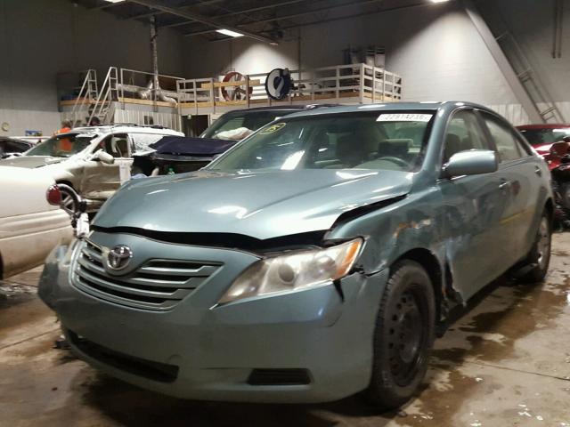 4T4BE46K79R124753 - 2009 TOYOTA CAMRY BASE BLUE photo 2