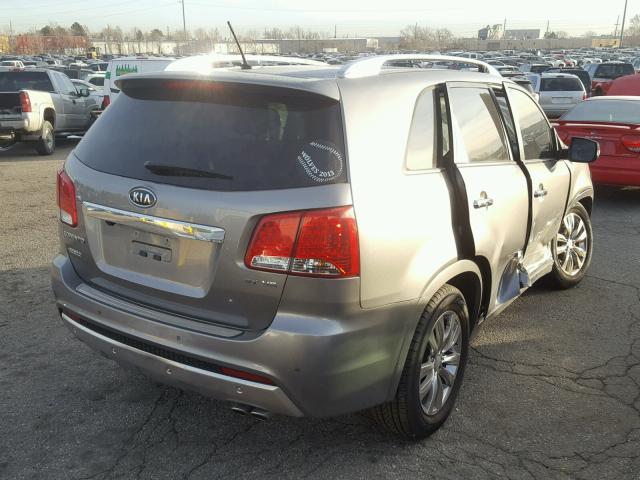 5XYKWDA23CG218897 - 2012 KIA SORENTO SX GRAY photo 4