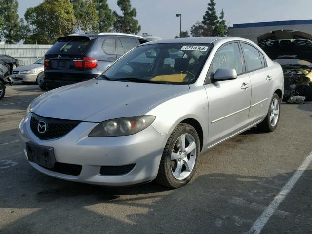 JM1BK32F641195947 - 2004 MAZDA 3 I SILVER photo 2