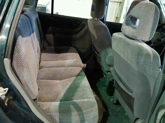 JHLRD1852VC067225 - 1997 HONDA CR-V LX GREEN photo 6