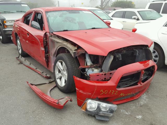 2C3CDXBG8CH146736 - 2012 DODGE CHARGER SE RED photo 1