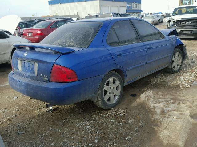 3N1CB51D36L466963 - 2006 NISSAN SENTRA 1.8 BLUE photo 4