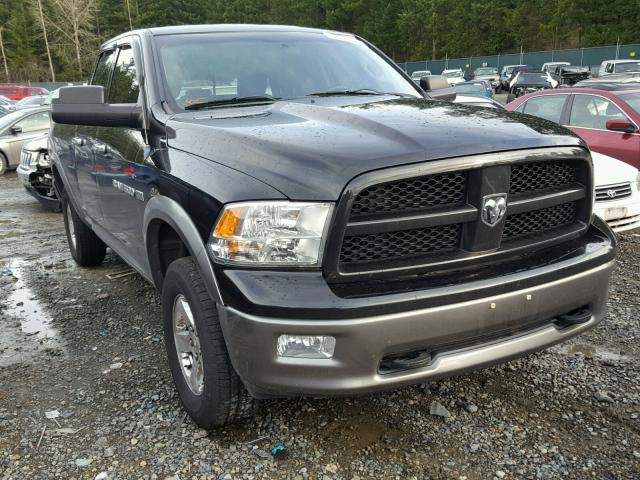 1D7RV1GT4BS541323 - 2011 DODGE RAM 1500 BLACK photo 1