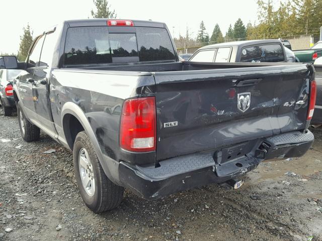 1D7RV1GT4BS541323 - 2011 DODGE RAM 1500 BLACK photo 3