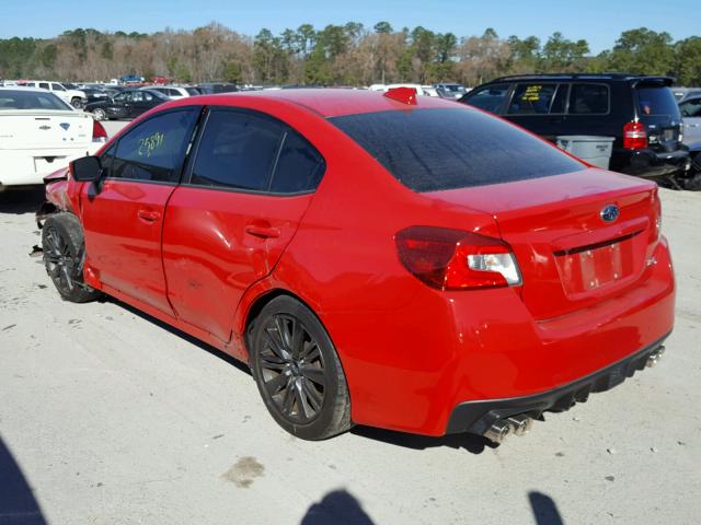 JF1VA1A69F9825931 - 2015 SUBARU WRX RED photo 3