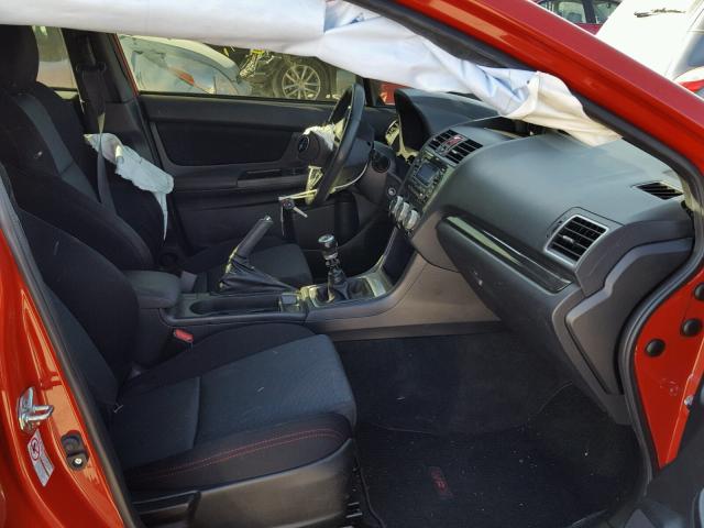 JF1VA1A69F9825931 - 2015 SUBARU WRX RED photo 5