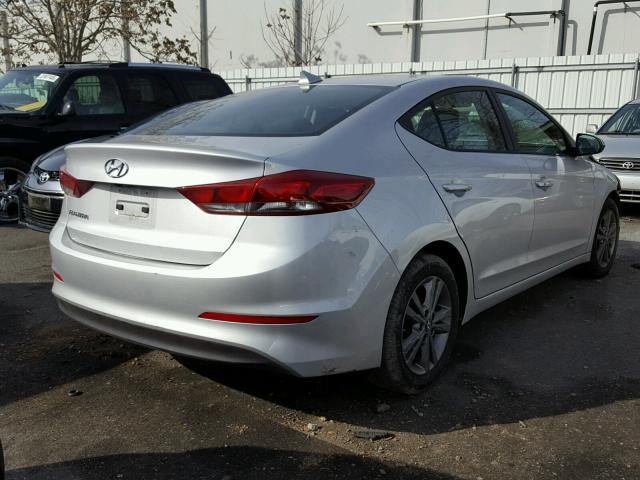 5NPD84LF4HH184228 - 2017 HYUNDAI ELANTRA SE SILVER photo 4