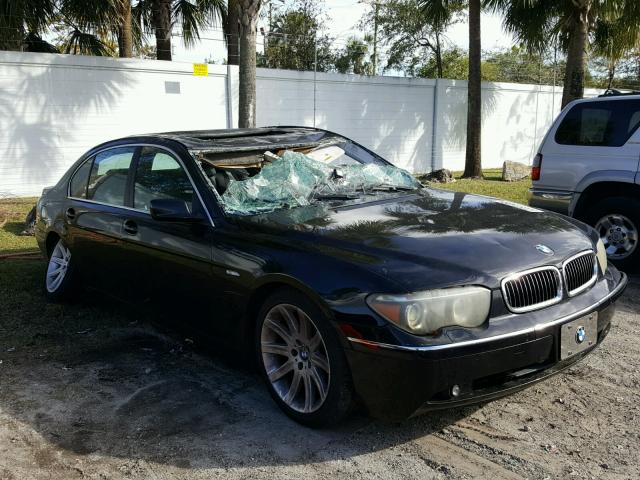 WBAGN63595DS56712 - 2005 BMW 745 LI Negro foto 1