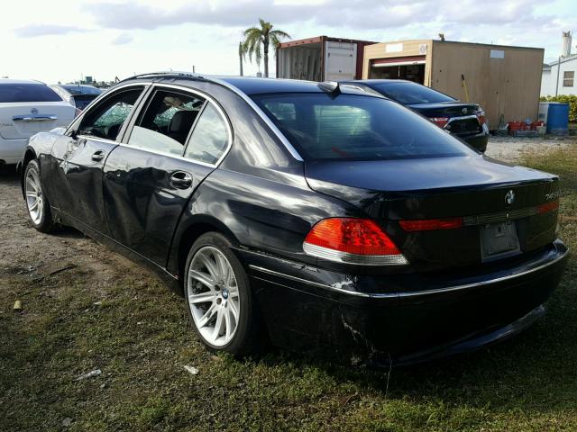 WBAGN63595DS56712 - 2005 BMW 745 LI Negro foto 3