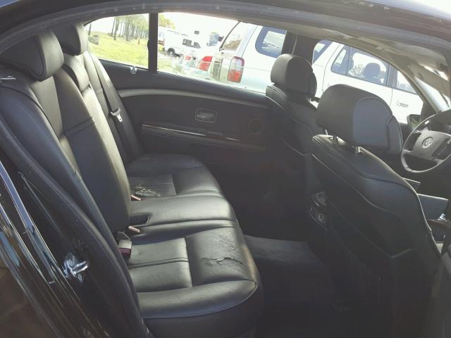 WBAGN63595DS56712 - 2005 BMW 745 LI Negro foto 6
